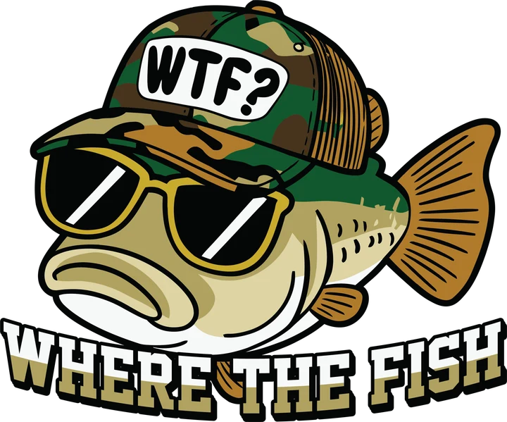Fish with Cap and Sunglasses DTF Transfer