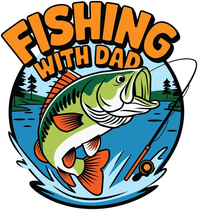 Fishing With Dad DTF Transfer