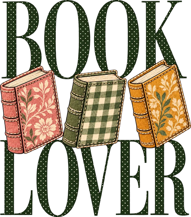 Vintage Book Lover DTF Transfer