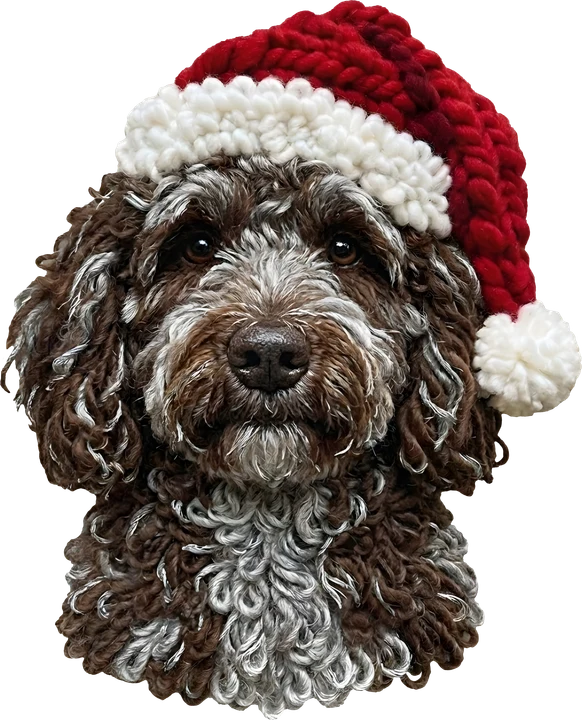 Christmas Dog DTF Transfer