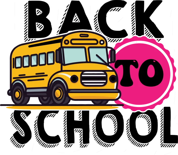 Back to School Bus DTF Transfer