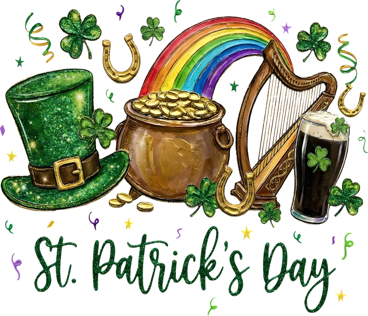 St. Patrick's Day DTF Transfer