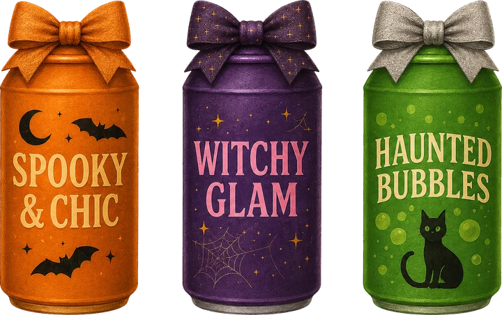 Halloween Sparkle Can Set DTF Transfer