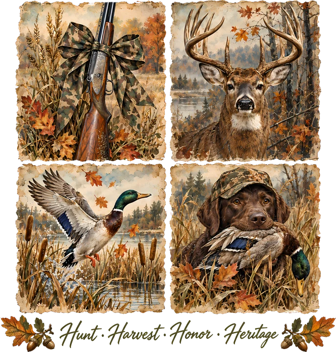 Autumn Hunting Scenes DTF Transfer