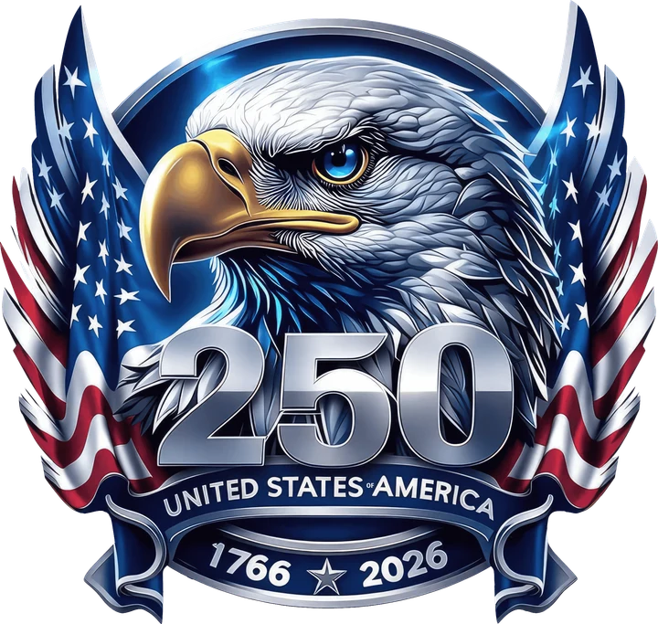 Eagle with American Flag DTF Transfer