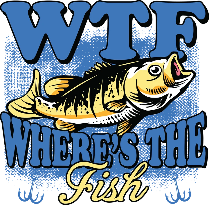 WTF Where's The Fish DTF Transfer