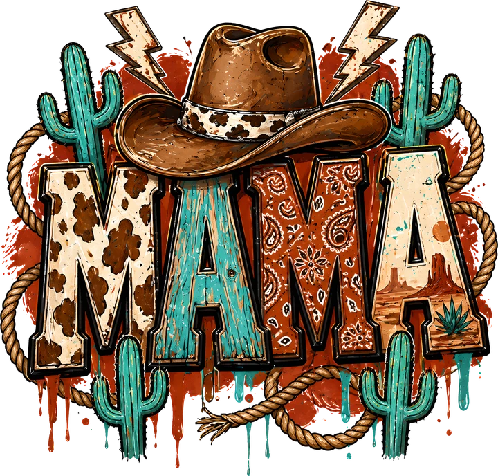 Cowboy Mama DTF Transfer