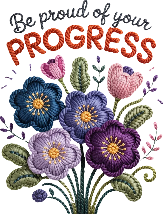Be Proud of Your Progress DTF Transfer