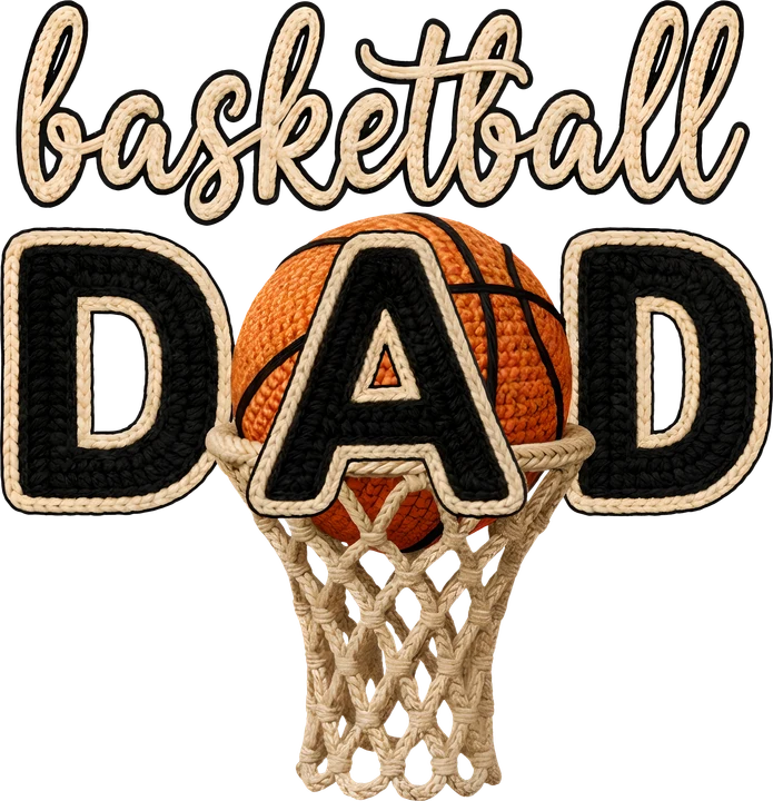 Basketball Dad DTF Transfer
