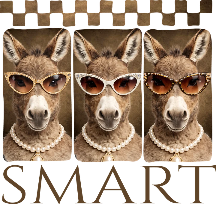Donkey in Sunglasses DTF Transfer
