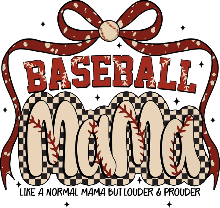 Baseball Mama DTF Transfer