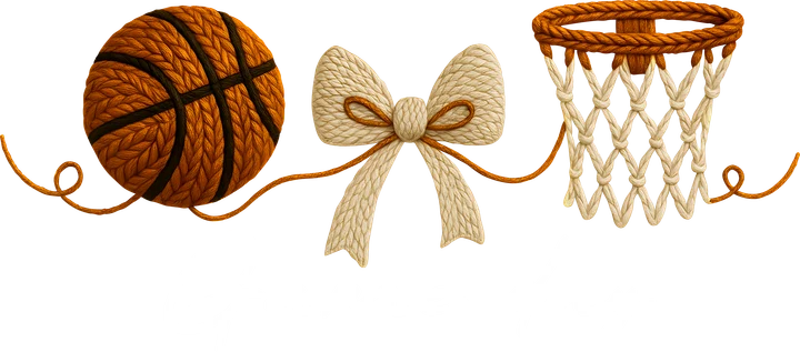 Basketball Bow and Hoop DTF Transfer