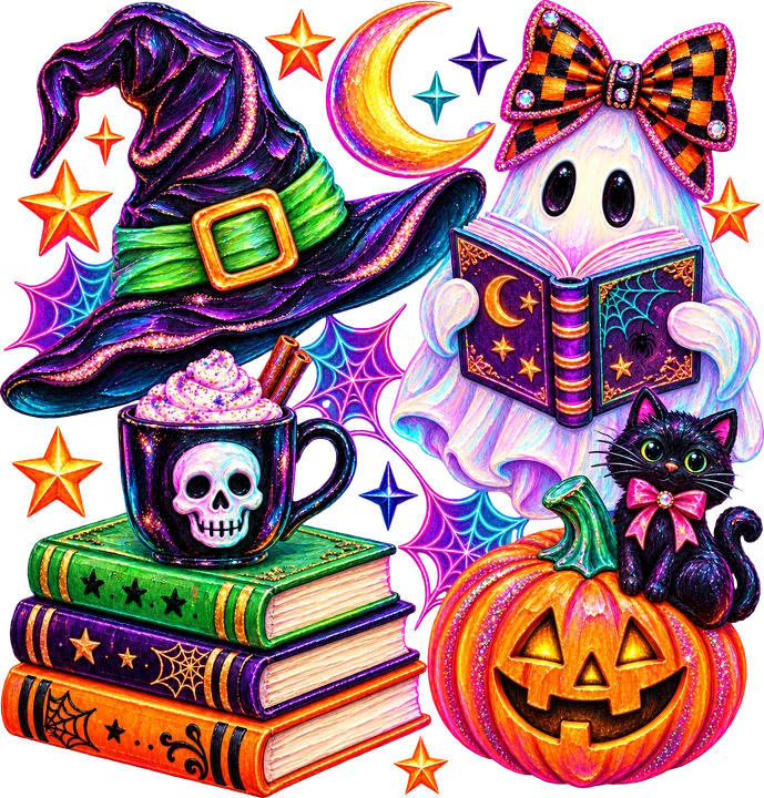 Witch's Study DTF Transfer