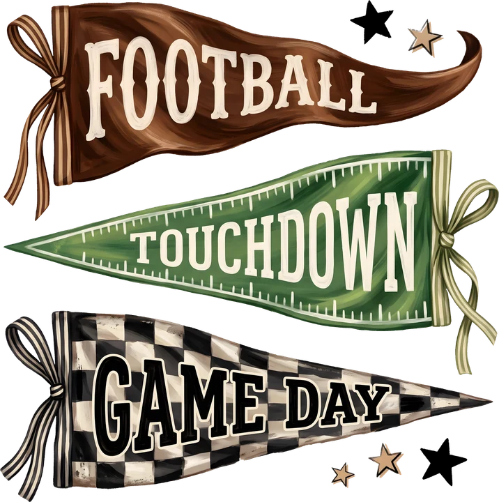Football Pennants DTF Transfer