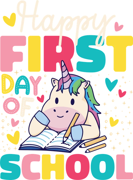 Happy First Day of School DTF Transfer