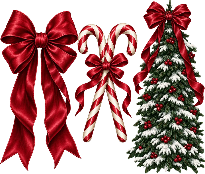 Classic Christmas Decor DTF Transfer
