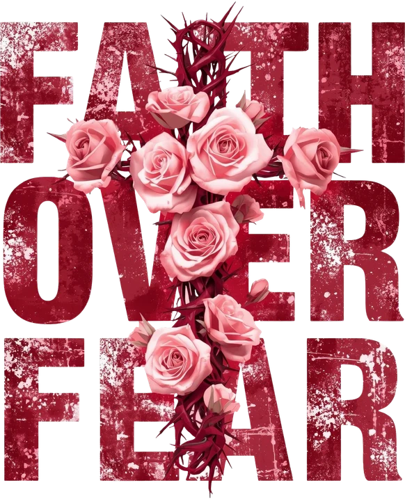 Faith Over Fear DTF Transfer