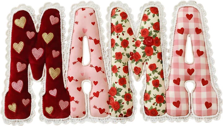 Mama Love Letters DTF Transfer