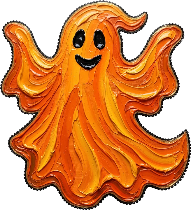 Fantasma naranja — Transfer DTF