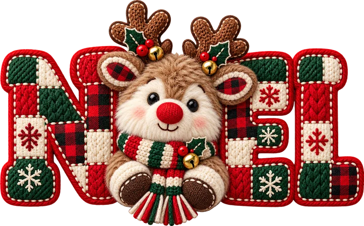 Ciervo de Navidad — Transfer DTF