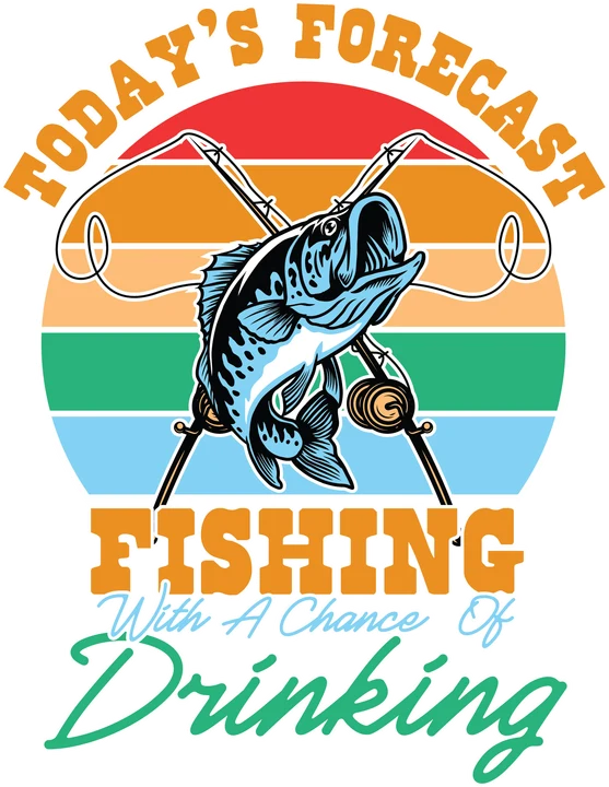 Fishing Forecast DTF Transfer