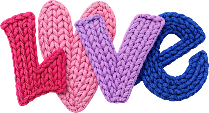Knitted Love DTF Transfer