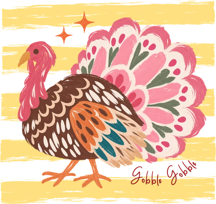 "Gobble Gobble" - Manok na Pabo — DTF Transfer