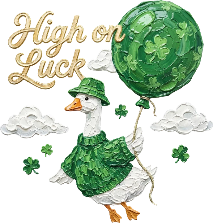 bird with Balloon DTF Transfer