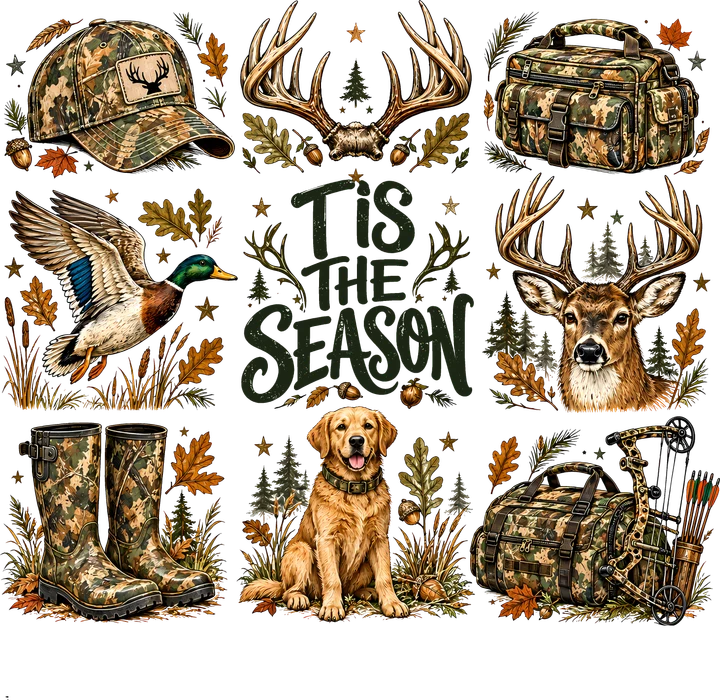 Autumn Hunting Gear DTF Transfer