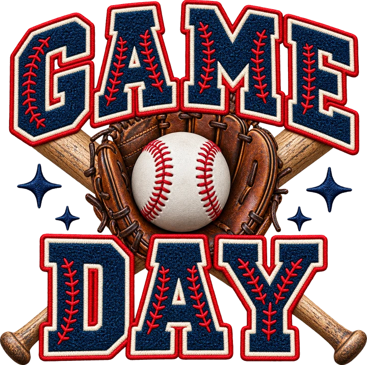 Game Day Baseball DTF Transfer