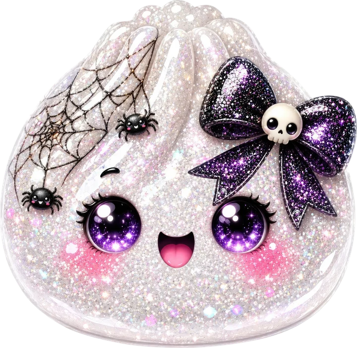 Spooky Glitter Dumpling DTF Transfer