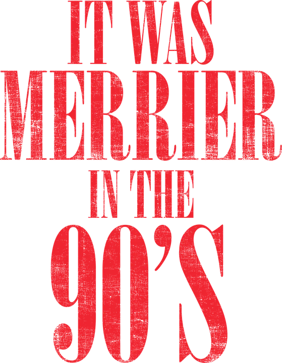 It Was Merrier in the 90's DTF Transfer