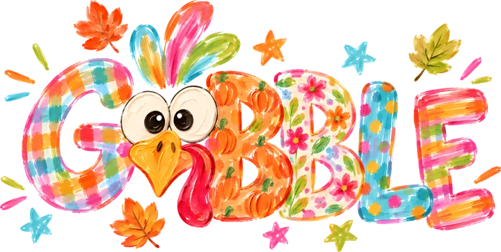 Dinde de Thanksgiving — Transfert DTF