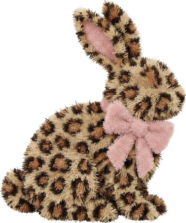 Leopard Print Easter Bunny DTF Transfer