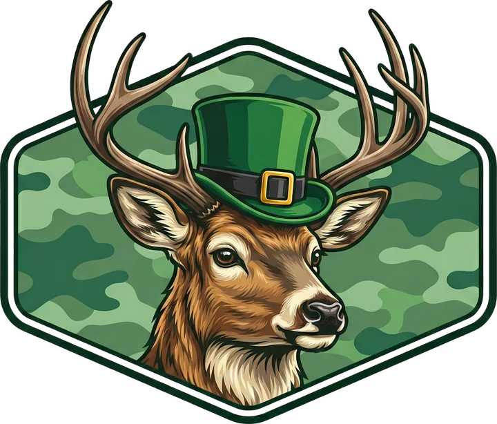 St. Patrick's Day Deer DTF Transfer