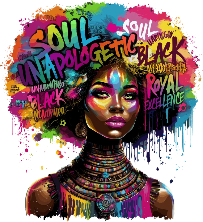Soul Unapologetic Black DTF Transfer