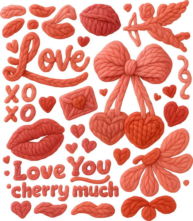 Cherry Love DTF Transfer