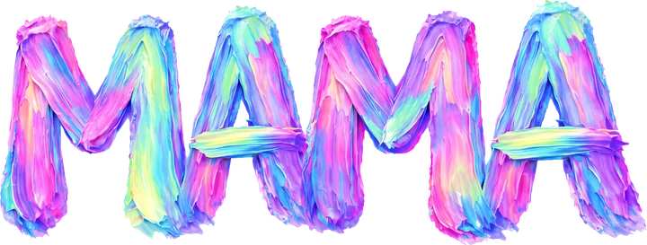 Rainbow Painted Mama DTF Transfer