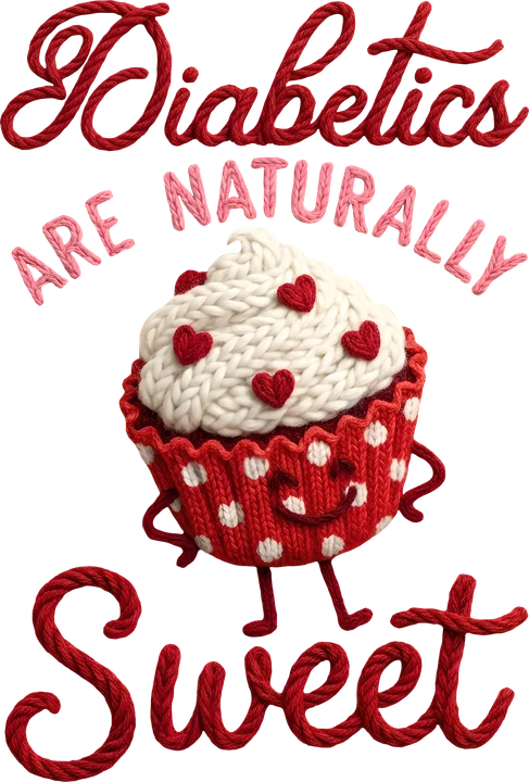 Diabetics Are Naturally Sweet DTF Transfer