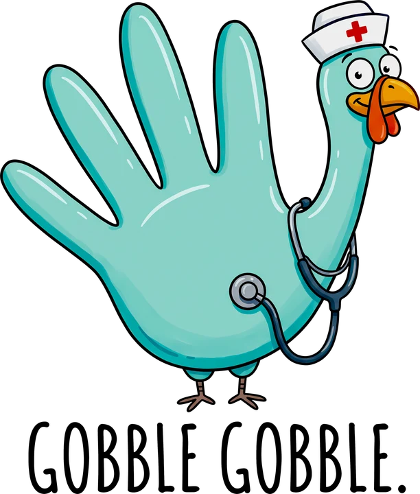 Nurse Turkey DTF Transfer