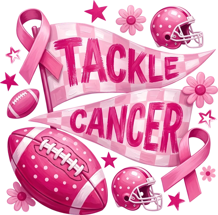 Tackle Cancer Football DTF Transfer