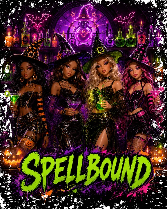 Witches' Spellbound Party DTF Transfer