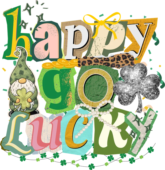 Happy Go Lucky St. Patrick's Day DTF Transfer
