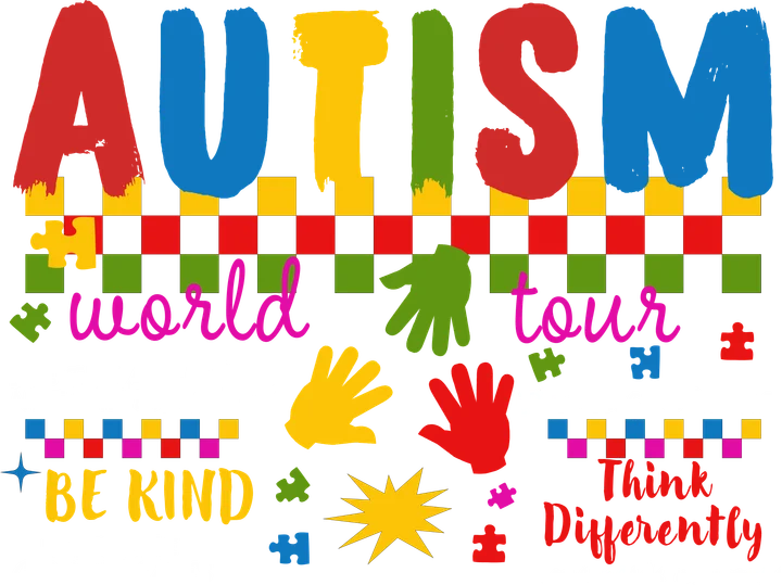 Autism World Tour DTF Transfer