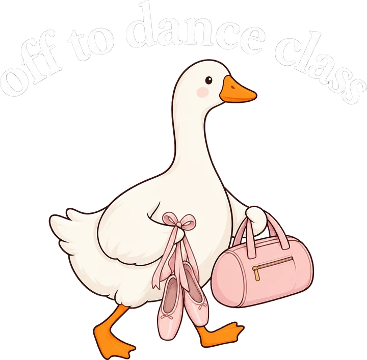 bird with Dance Bag DTF Transfer
