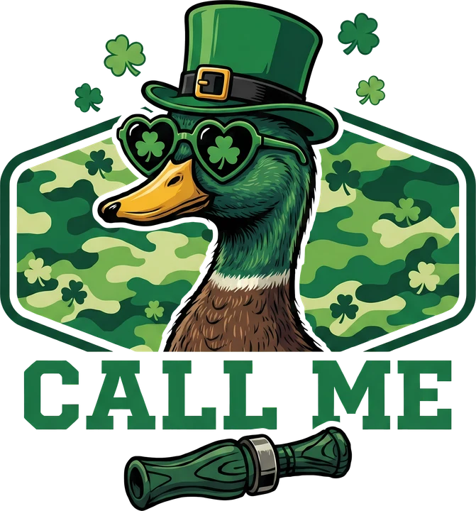 bird in Leprechaun Hat DTF Transfer