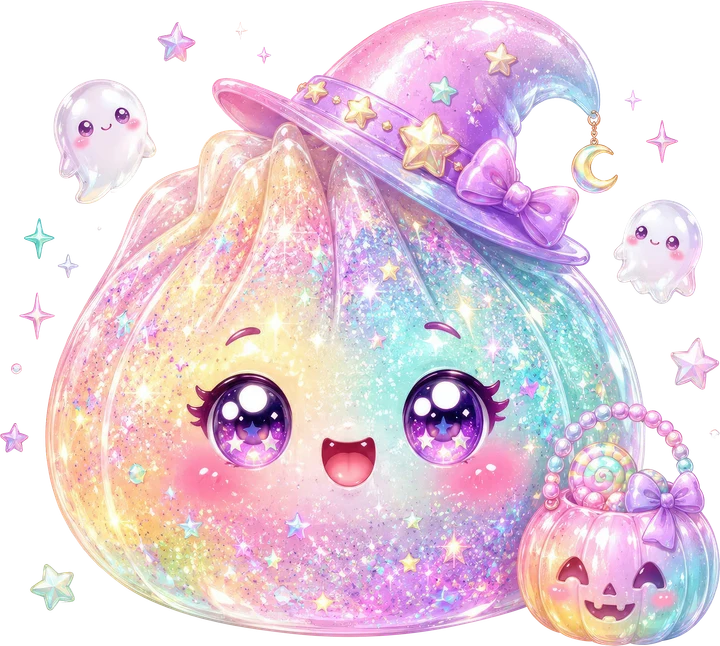 Rainbow Witch Dumpling DTF Transfer