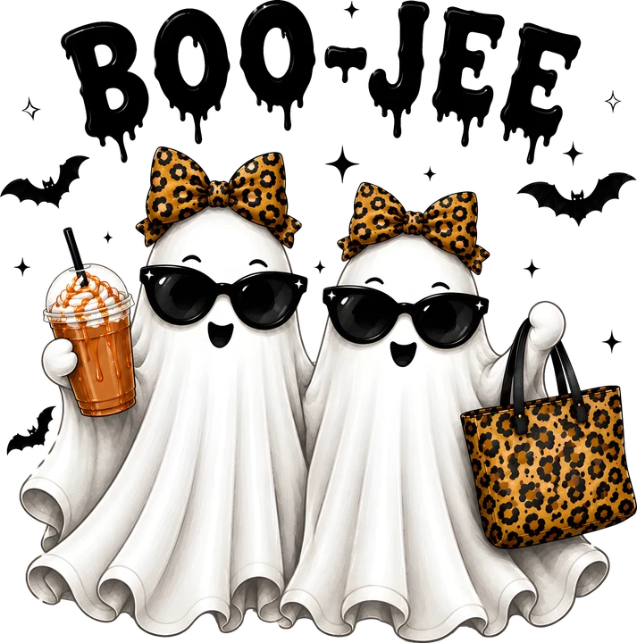 Boo-Jee Ghosts DTF Transfer