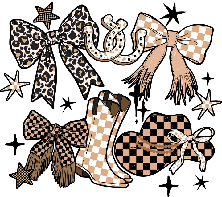Western na sapatos at bota — DTF Transfer