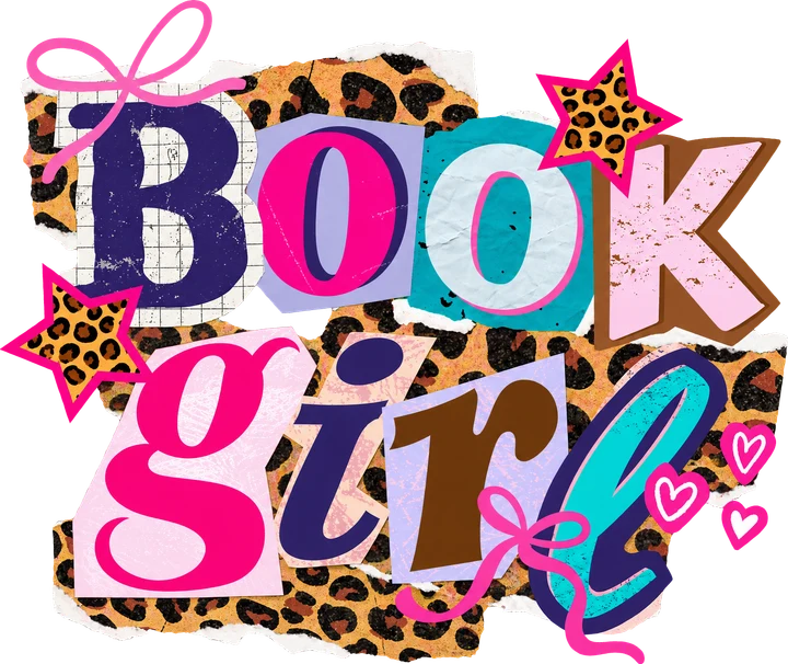 Book Girl DTF Transfer